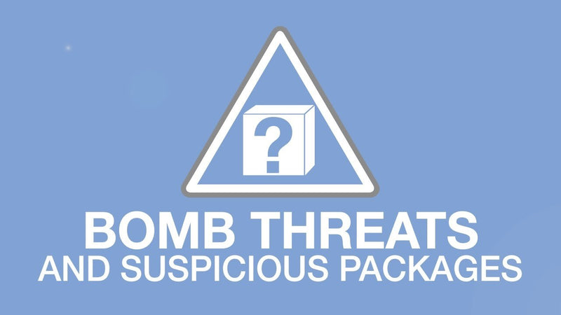 Bomb Threats and Suspicious Packages Training image for online training course
