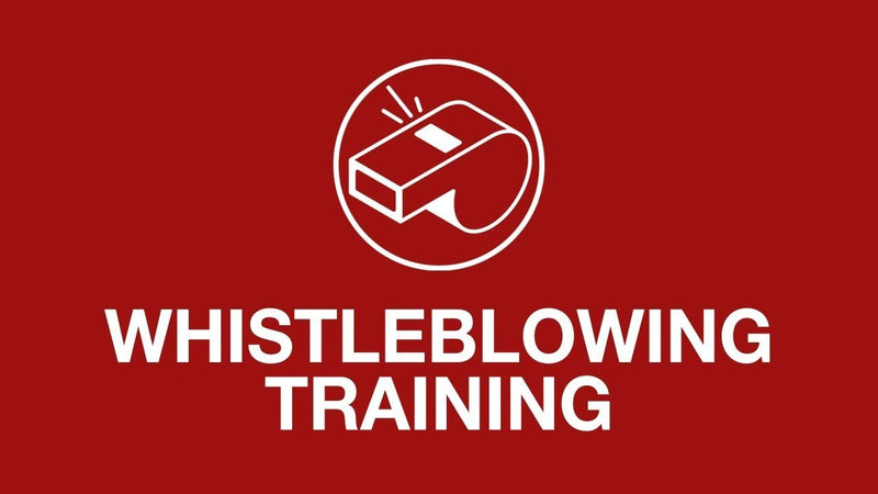 Whistleblowing Training image for online training course